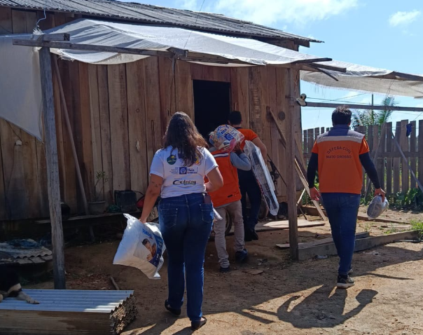 Defesa Civil envia ajuda humanitária a Colniza após chuvas intensas