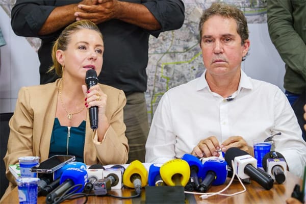 Atritos com vice e crise da água marcam primeiro ano de Flávia Moretti em Várzea Grande