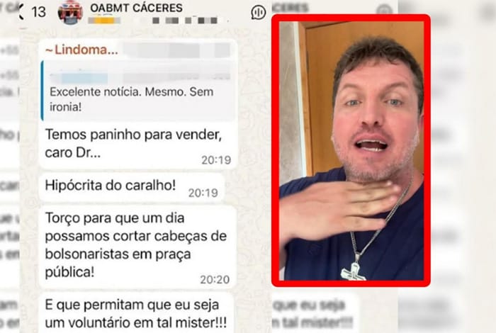 Vereador cobra providências da OAB após advogado falar em "cortar cabeças de bolsonaristas"