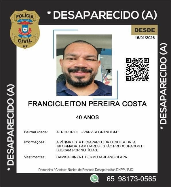 Motorista de aplicativo desaparecido é encontrado morto em VG com sinais de execução