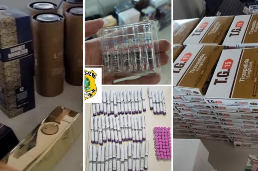 Operação da Polícia Federal mira contrabandista de canetas emagrecedoras em Cuiabá