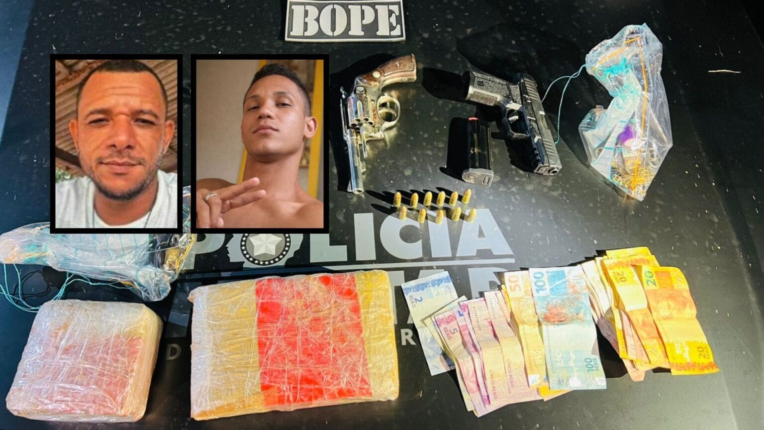 Confronto com BOPE termina com morte de dois faccionados e apreensão de armas