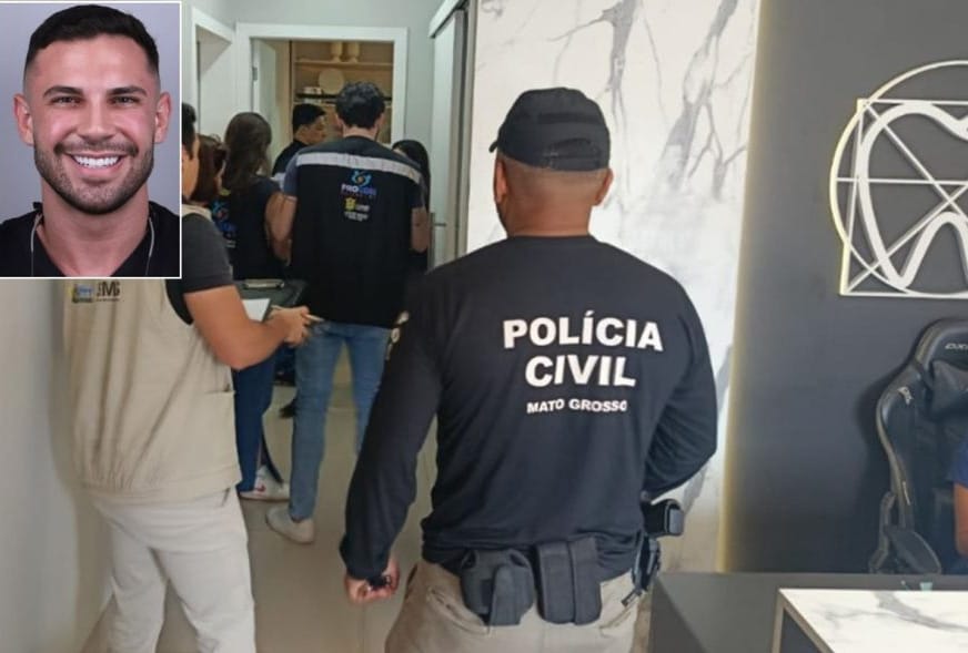 Ação conjunta flagra exercício ilegal de profissão na clínica do "dentista dos barracos" em Cuiabá