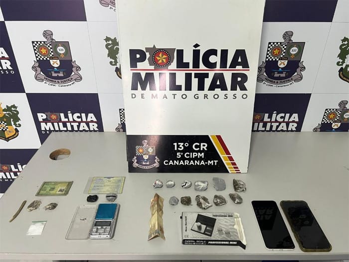 PM prende três suspeitos por tráfico de drogas após encontrar porções de cocaína e maconha