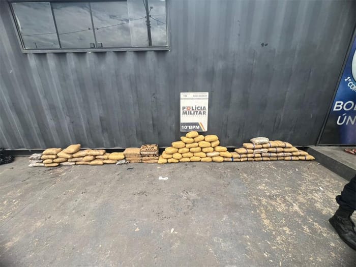 PM apreende 100 quilos de drogas dentro de um freezer e prende suspeito em Cuiabá