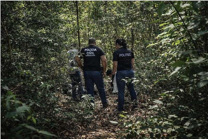 Ossada humana com sinais de execução é achada em mata às margens da rodovia MT-249