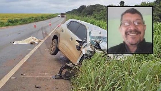 Motociclista de 66 anos morre em colisão com carro; PJC apura as circunstâncias do acidente
