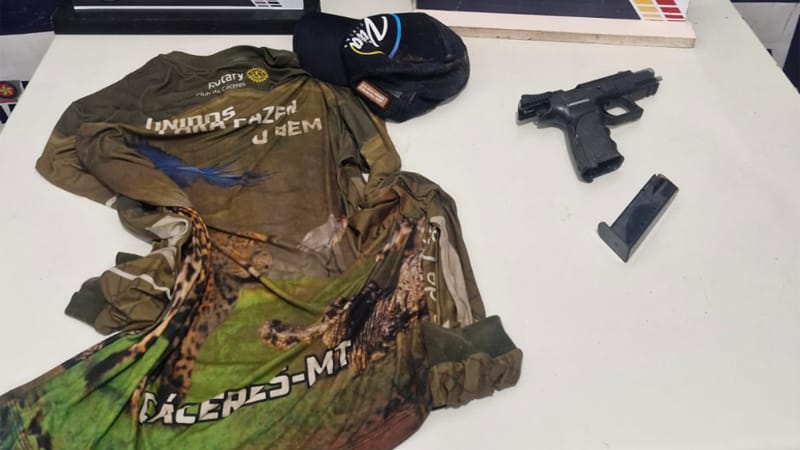 PMs da Força Tática prendem suspeito de tentativa de homicídio em bar de Cáceres