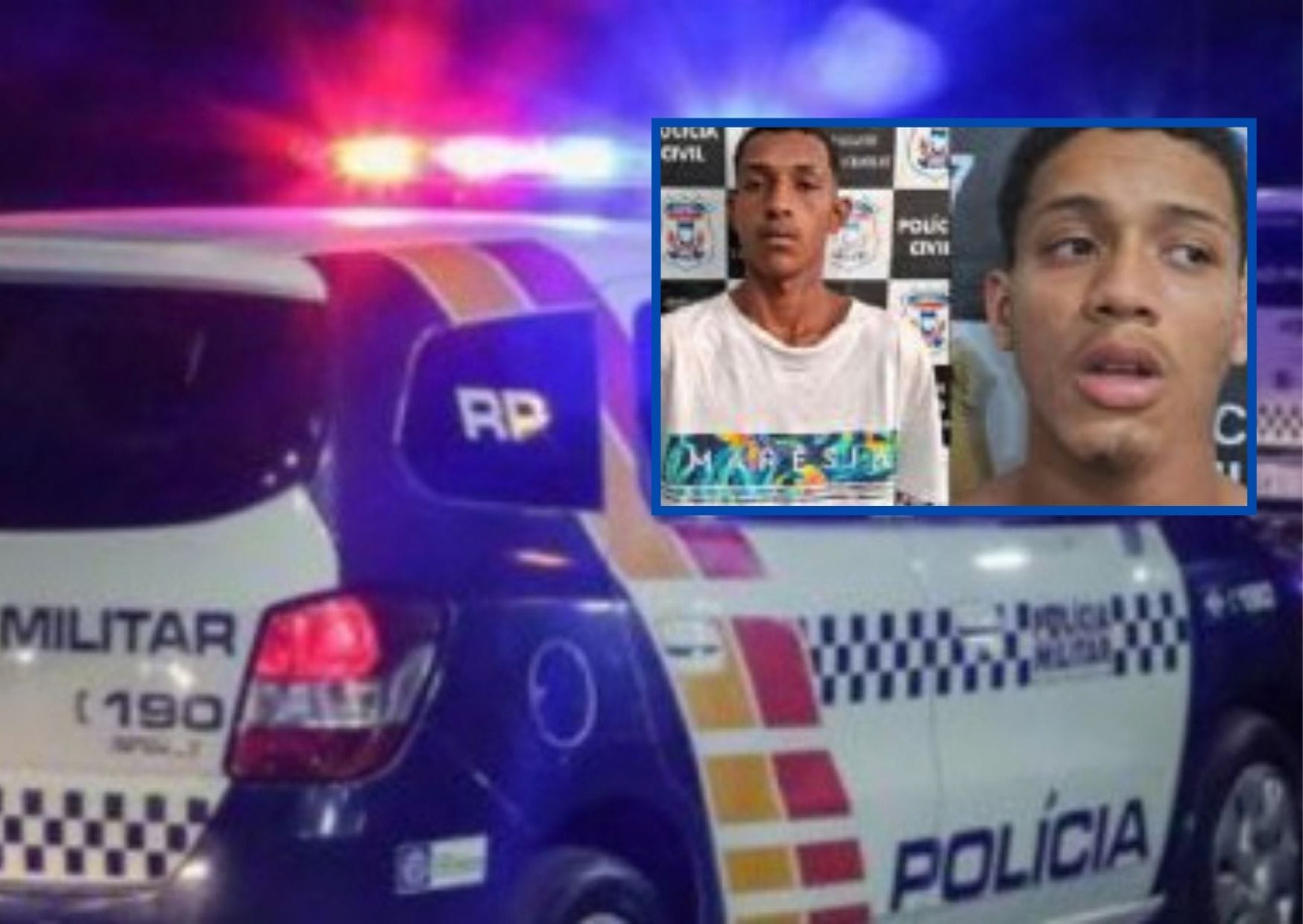 Dupla suspeita de facção morre em tiroteio com a PM após perseguição em Cáceres