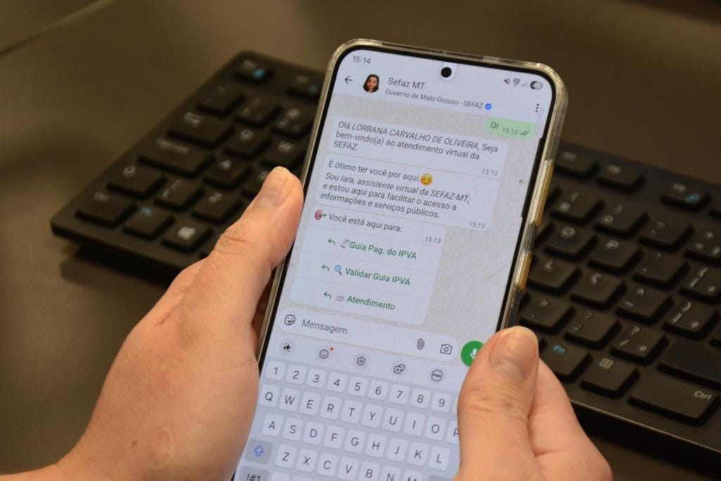 Sefaz-MT libera emissão e validação de boleto do IPVA pelo WhatsApp