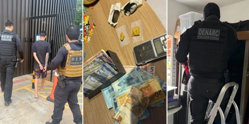 Operação mira universitários por rede de tráfico de drogas em Cuiabá e Várzea Grande