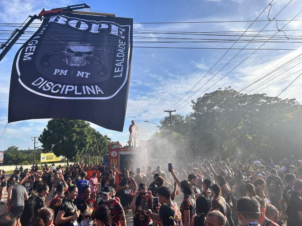 Bope bate recorde e reúne 8,5 mil corredores em Cuiabá