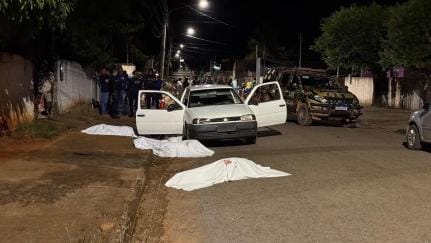 Quatro suspeitos morrem após troca de tiros com a PM no interior de Mato Grosso