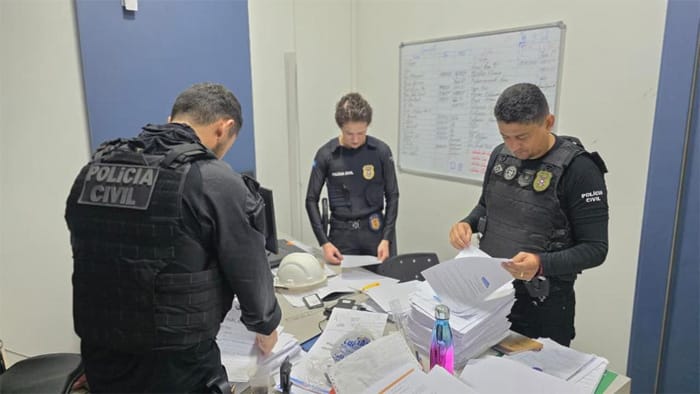 PJC cumpre ordens judiciais contra empresa investigada por fraude em obras de escolas em Guarantã