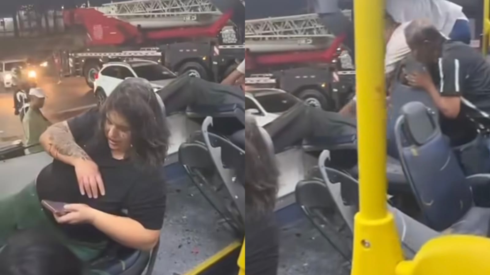 Vídeo mostra batida brutal entre caminhão e ônibus que terminou em morte em São Paulo