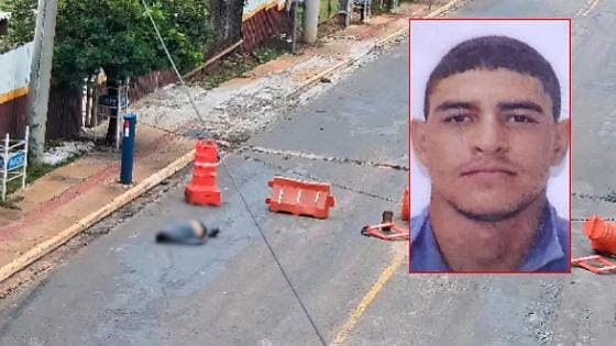 Vídeo mostra momento em que motociclista morre após atingir corrente em via bloqueada