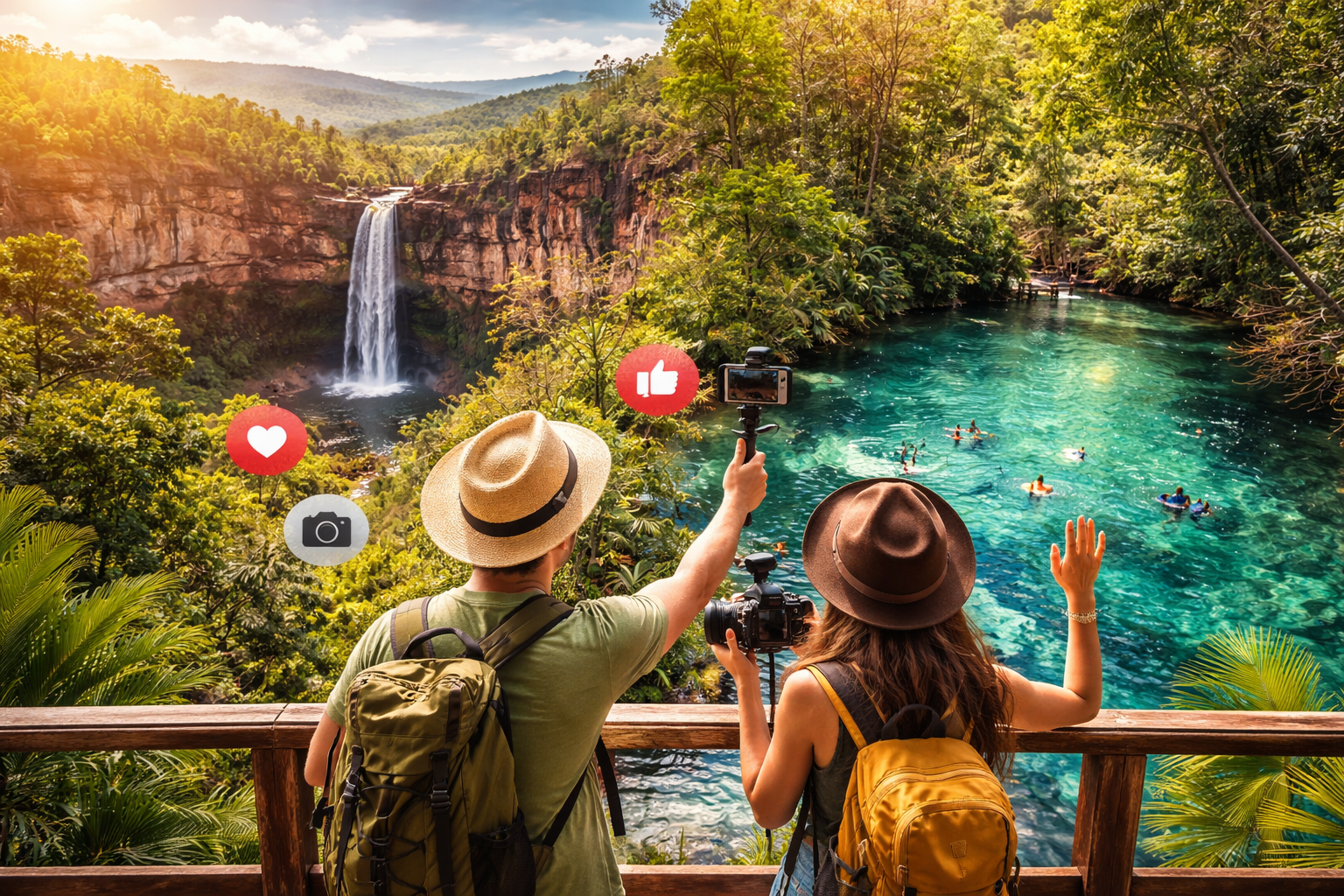 Guia turístico de MT vira influenciador e redes sociais passam a vender o Estado para o mundo