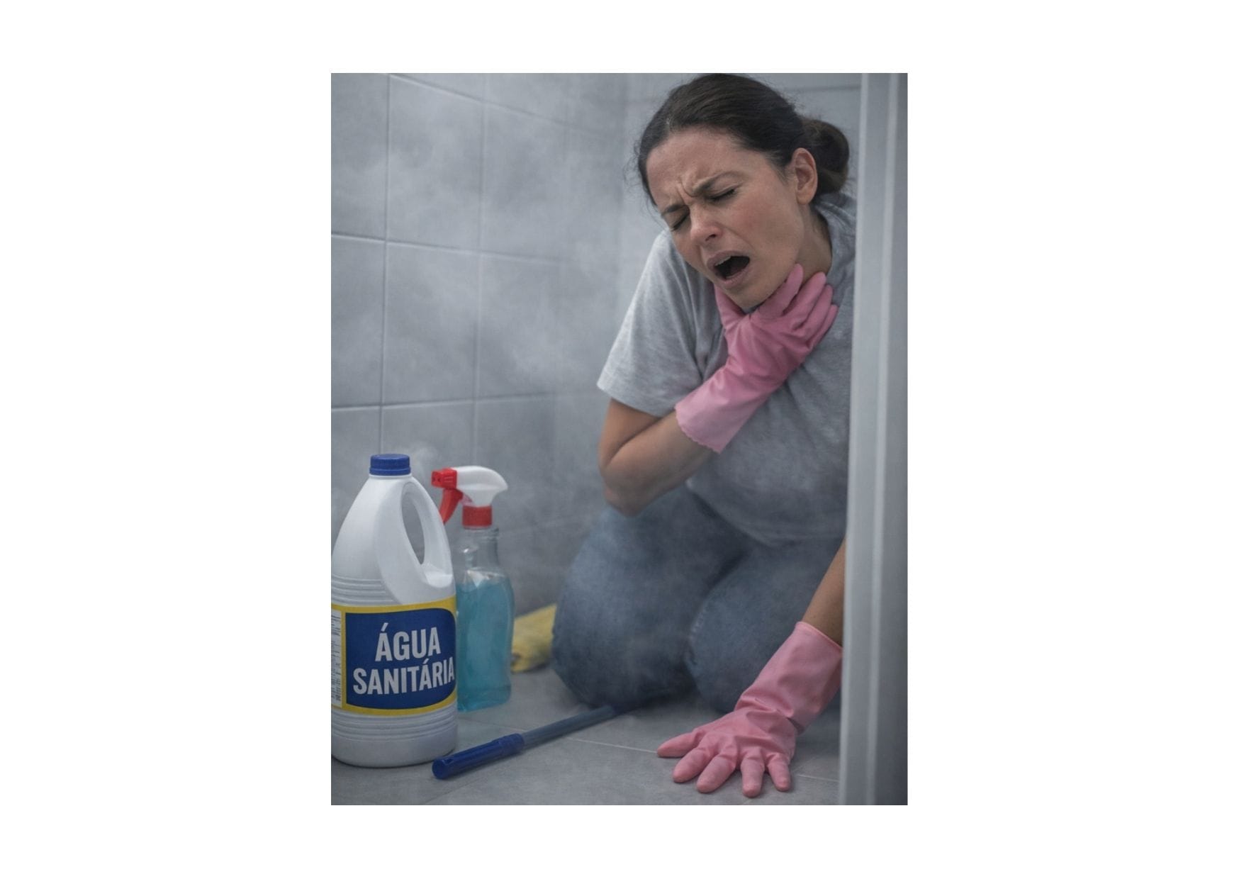 Combinação de produtos libera gás fatal e mata mulher durante faxina em casa