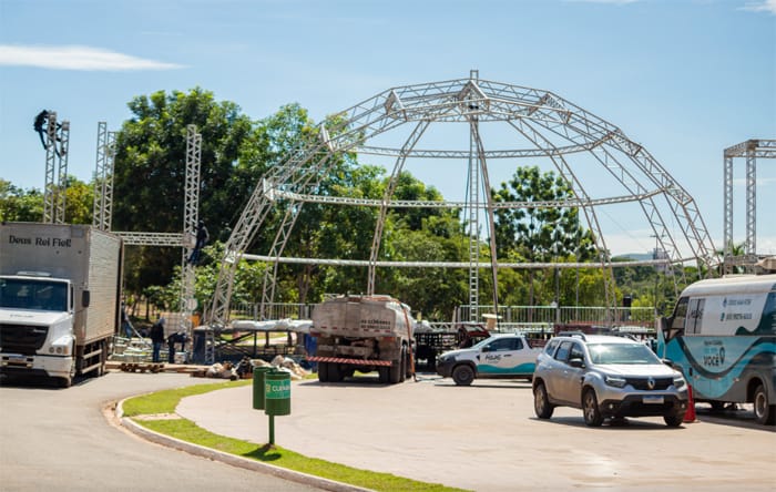Parque das Águas recebe megaestrutura e programação histórica para celebrar os 307 anos de Cuiabá