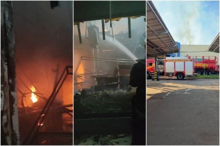 Incêndio destrói perfumaria em shopping; veja vídeo