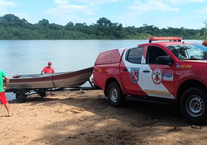 Bombeiros localizam corpo de idoso de 75 anos que se afogou no Rio Cuiabá