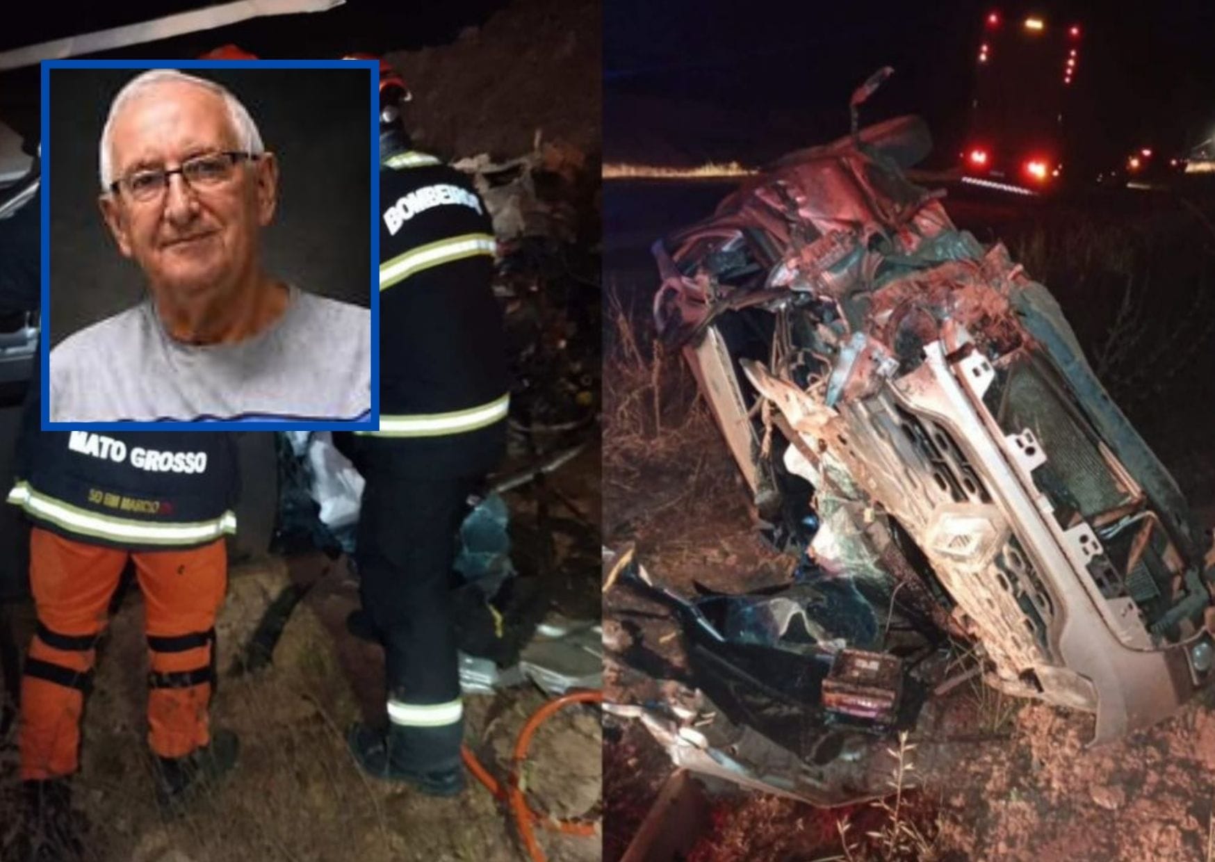 Ex-secretário de Saúde morre em colisão violenta na MT-170 em Mato Grosso