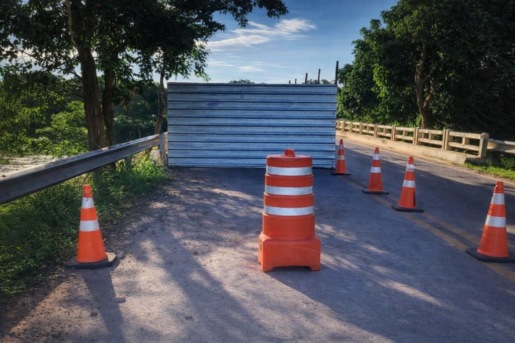 Sinfra restringe passagem de veículos pesados sobre ponte do Rio Cuiabá em Rosário Oeste