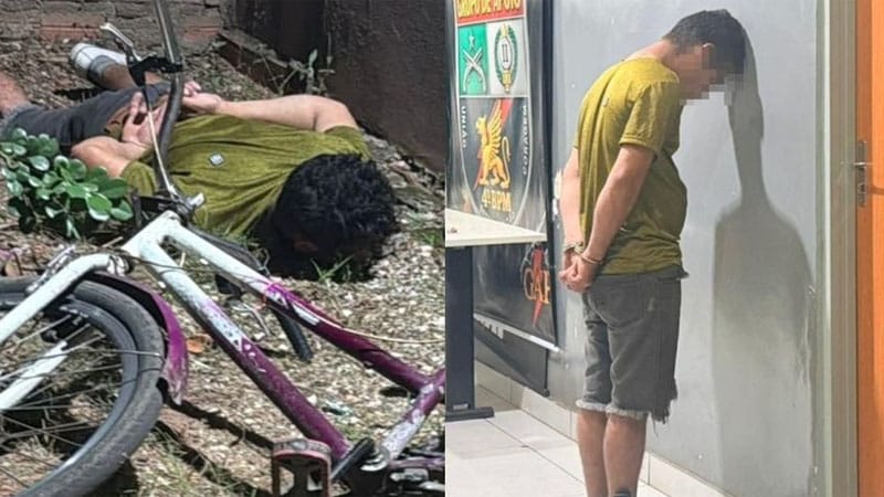 Homem é preso em VG por PMs após invadir casa e se masturbar olhando crianças