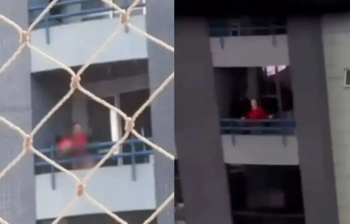 Casal é flagrado fazendo sexo em sacada de apartamento e caso termina na polícia no RS