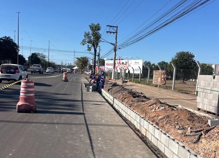 BRT avança e Avenida do CPA entra na reta final das obras após meses de transtornos