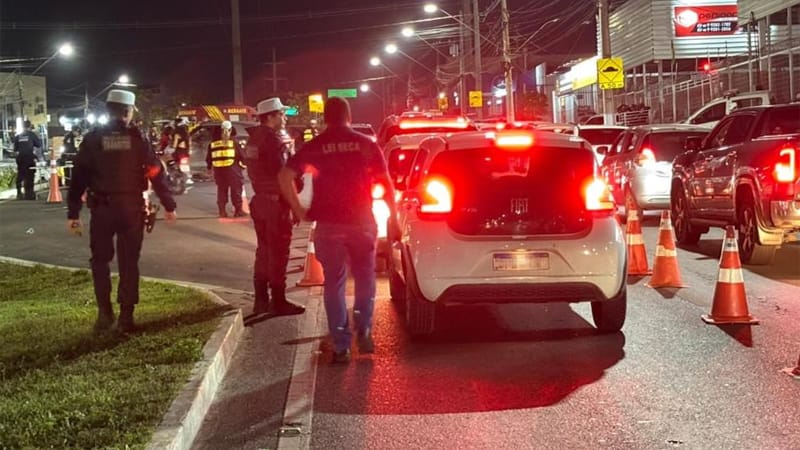 12 motoristas são presos por embriaguez ao volante em Cuiabá e Rondonópolis