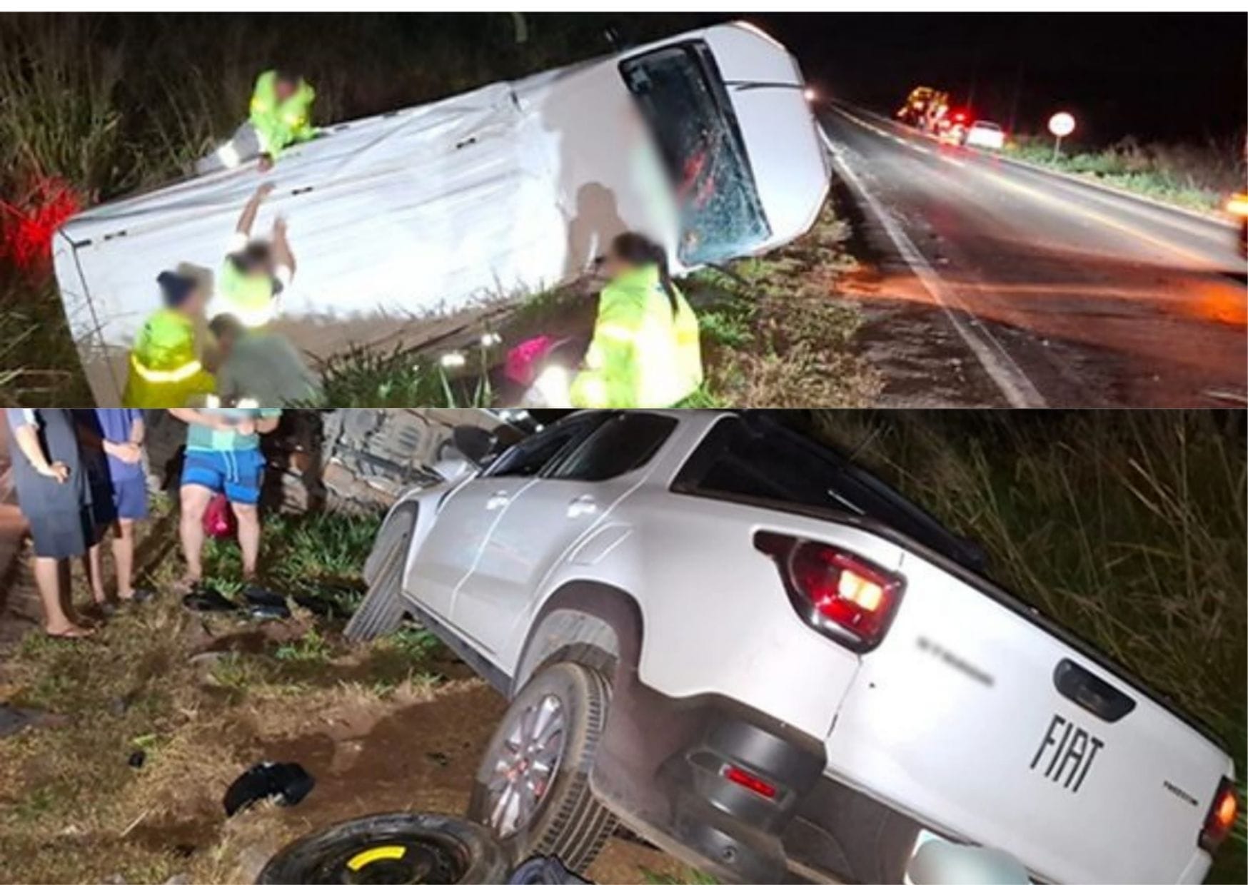 Dois acidentes no mesmo trecho da BR-163 deixam 18 feridos em Lucas do Rio Verde