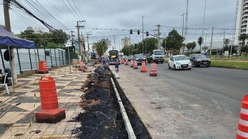 Obras no entorno do Centro Político entram na fase final com início da sinalização