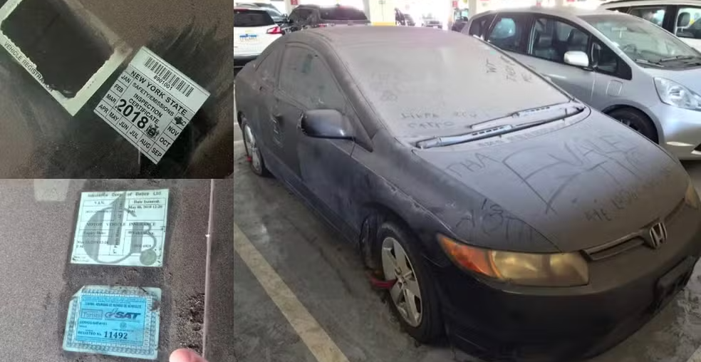 Carro “fantasma” abandonado em aeroporto acumula R$ 180 mil em dívida