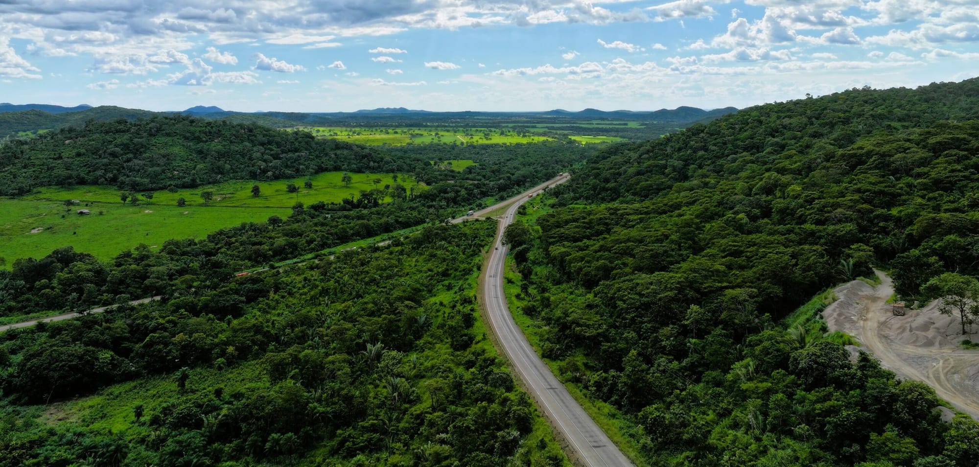 Intervenções na Serra de São Vicente alteram fluxo entre Rondonópolis e Cuiabá