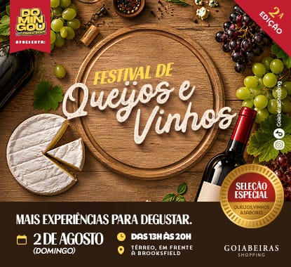Festival de Queijos e Vinhos volta ao Goiabeiras Shopping com edição ampliada e entrada gratuita