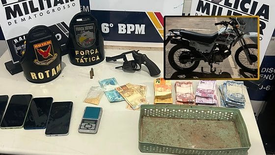 PM apreende seis adolescentes e prende jovem de 19 anos após tentativa de homicídio em MT
