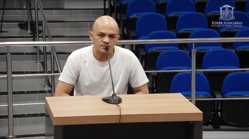 Em depoimento, réu diz que recebeu R$ 100 mil após matar o advogado Renato Nery