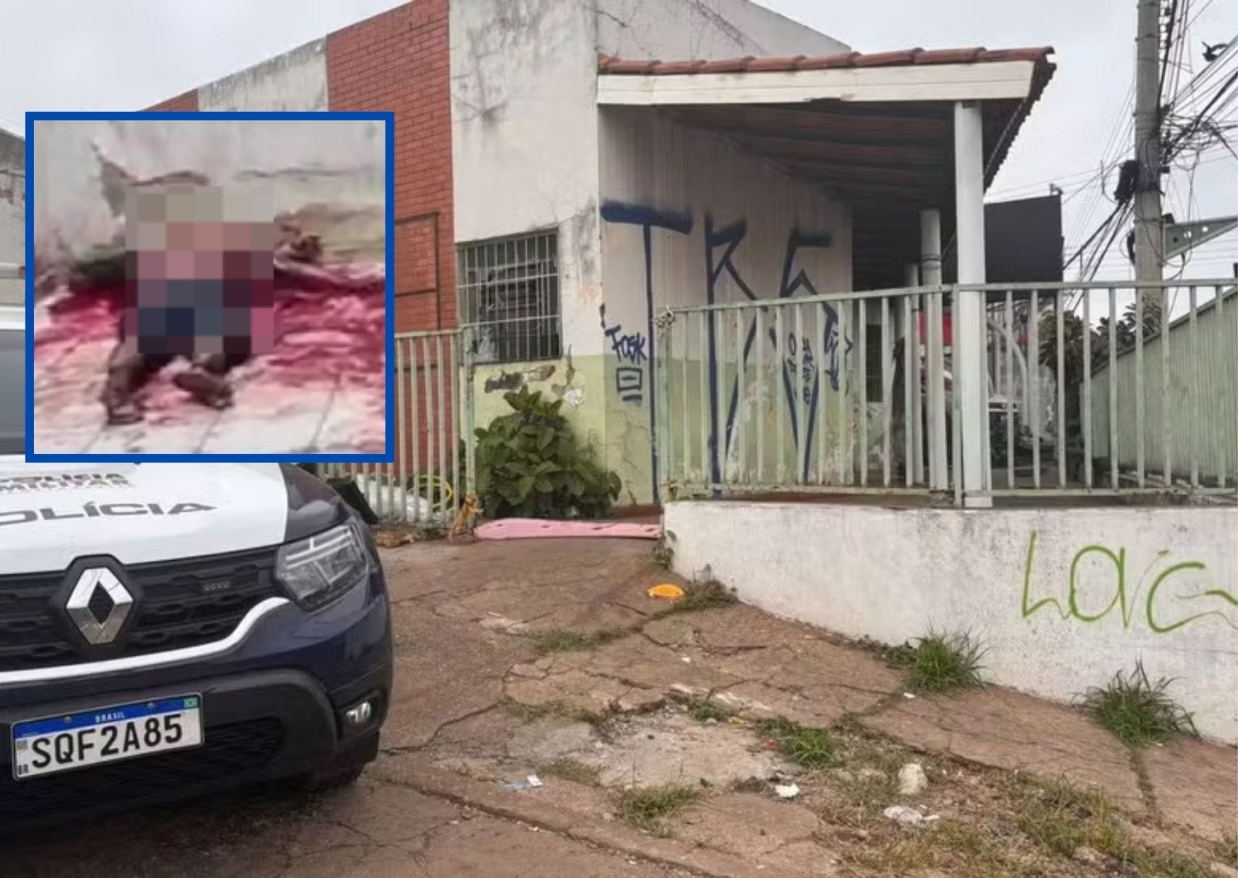 Homem com tornozeleira é encontrado morto com sinais de degolamento em casa abandonada