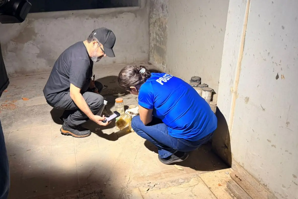 Feto preservado em laboratório é encontrado durante limpeza em antiga escola de Cuiabá