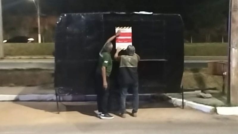 Trailers abandonados em Cuiabá são interditados e terão cinco dias para remoção