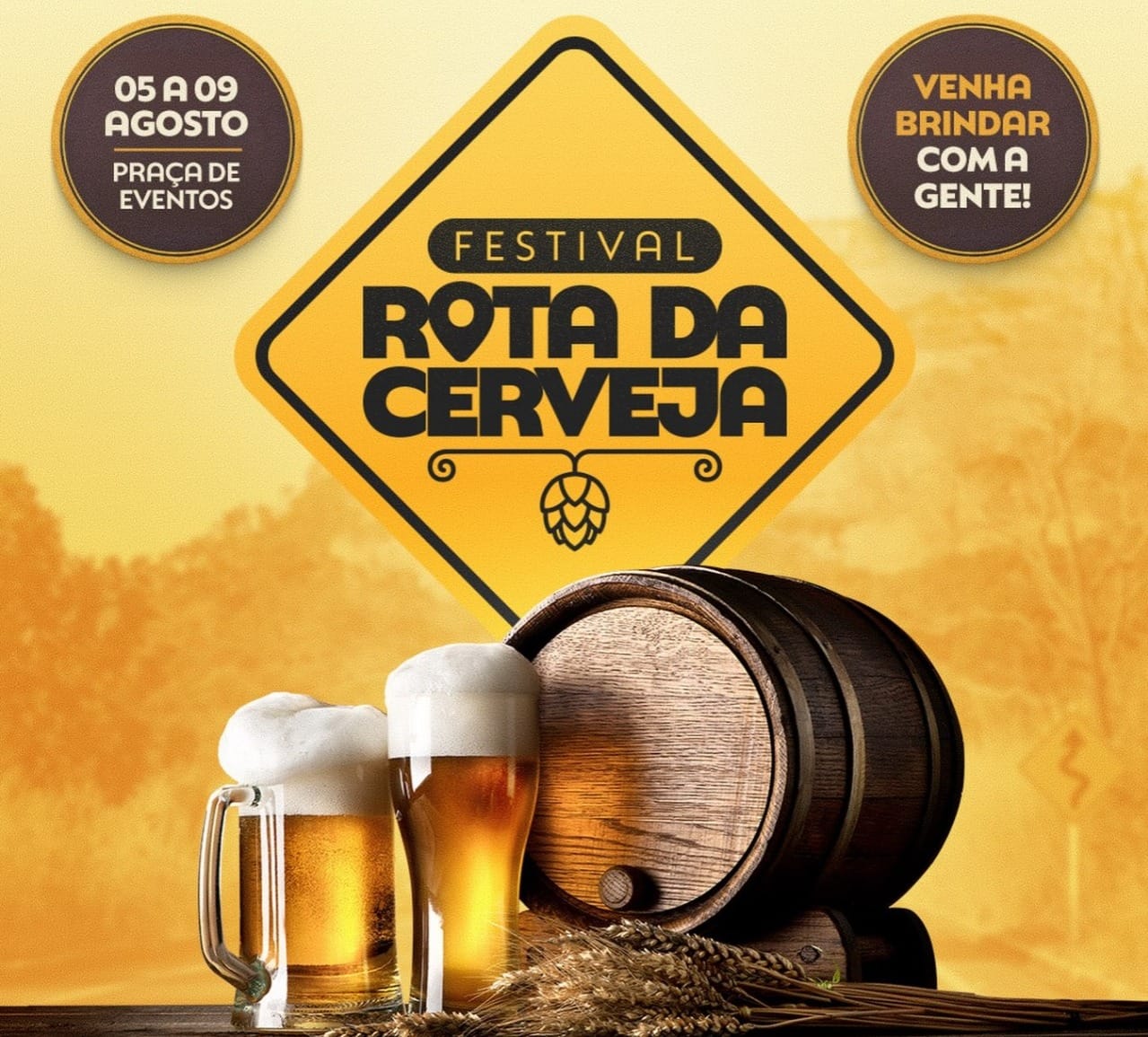 Goiabeiras Shopping promove Festival Rota da Cerveja com rótulos artesanais e música ao vivo