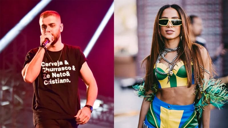 Zé Neto pede desculpas para Anitta 4 anos após fazer comentário sobre tatuagem no 'c*'