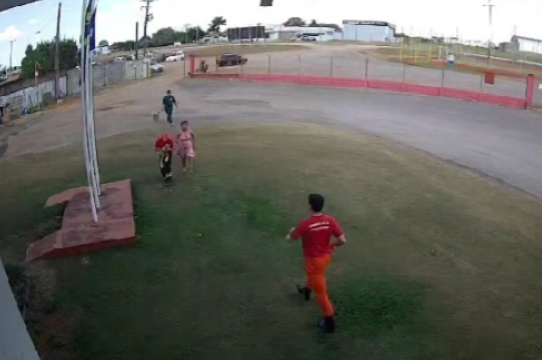 Bombeiros em Lucas do Rio Verde socorrem bebê de 8 meses após engasgo; veja vídeo
