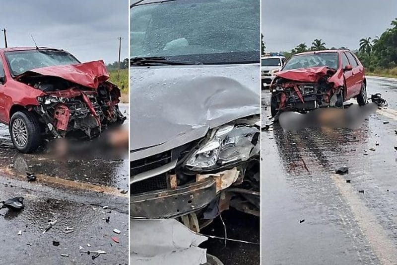 Motociclista de 63 anos morre após colidir com dois carros em Nova Lacerda