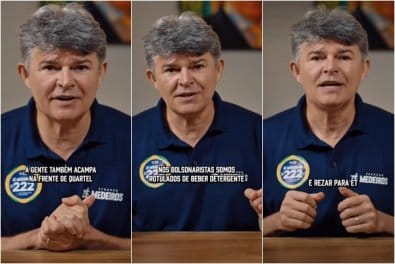 Medeiros confirma fala sobre bolsonaristas, diz que era “piada” e descarta pedido de desculpas