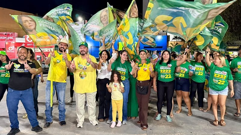Adesivaço reúne apoiadores de Coronel Fernanda em Cuiabá no 7 de Setembro