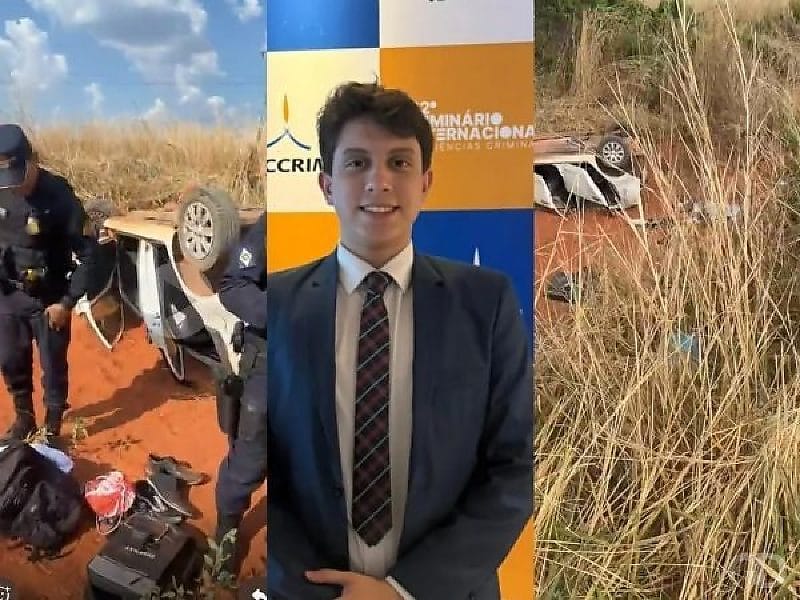 Jovem de 19 anos morre após carro capotar e despencar em ribanceira em Nova Xavantina