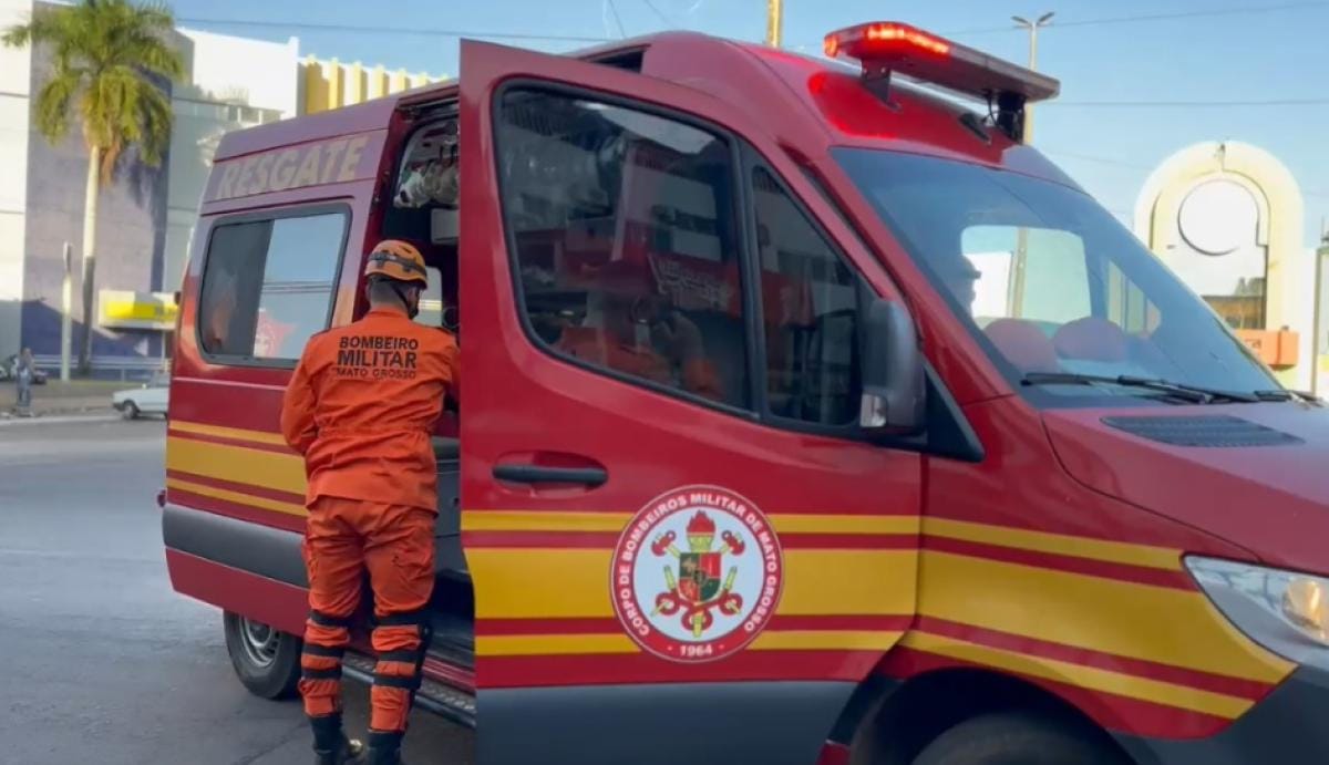 Corpo de Bombeiros resgata criança de 5 anos ferida em colisão na BR-070