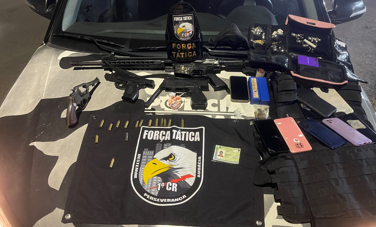 Quadrilha é presa em Várzea Grande após roubo a mineradora em Nossa Senhora do Livramento